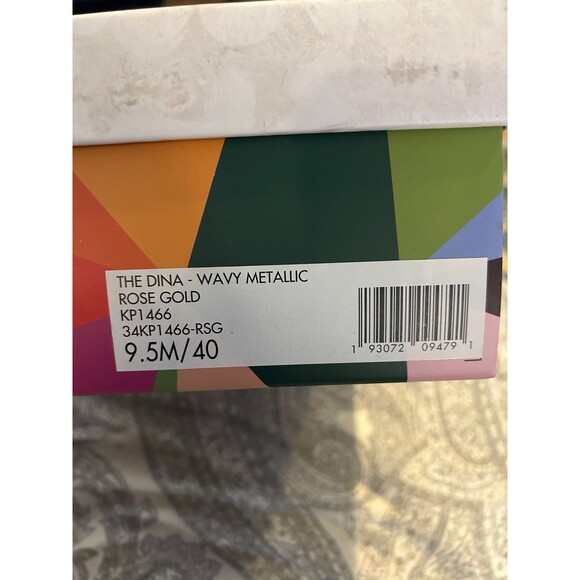 NIB Katy Perry “The Dina” Wavy Metallic Rose Gold Heels size 9.5 - Picture 6 of 7